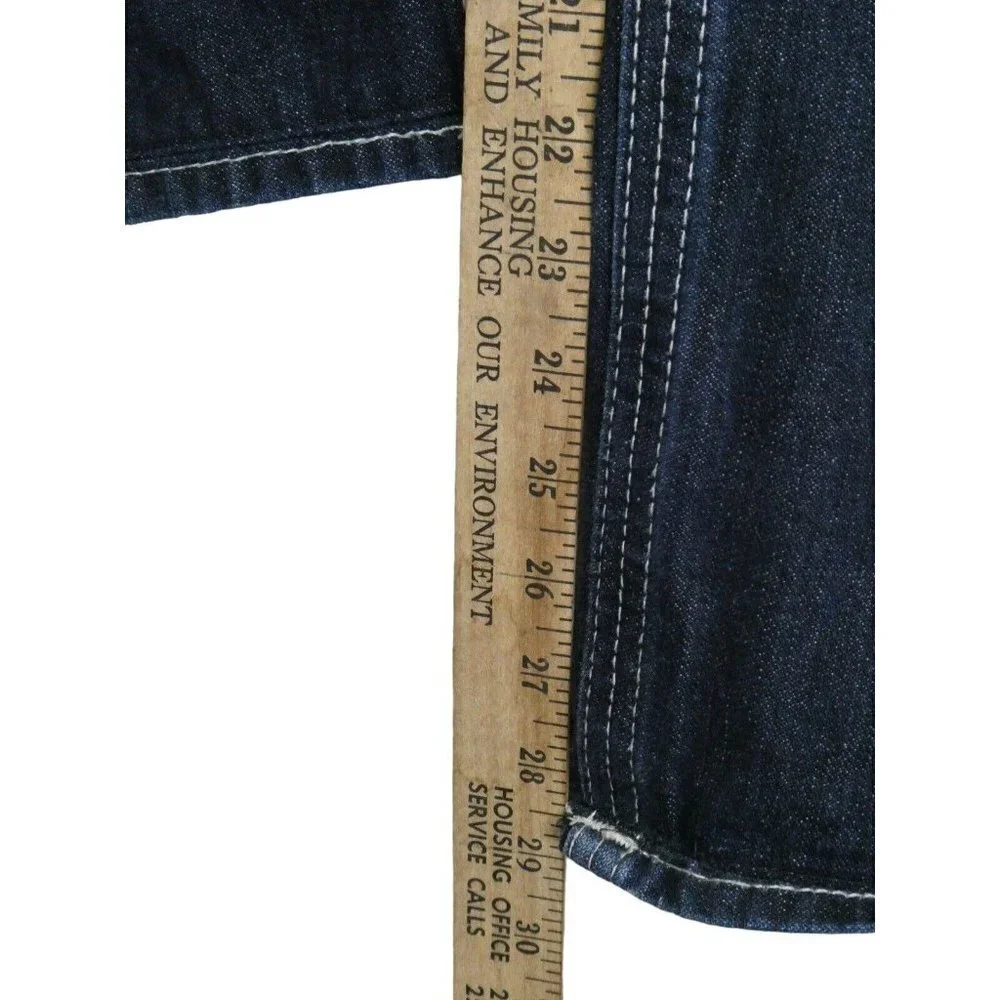 Vintage True Religion Jeans Mens 38 Geno‎ Button Fly Waist 41